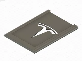 Tesla Wall Key card holder / Support Mural pour carte clef Tesla by ...
