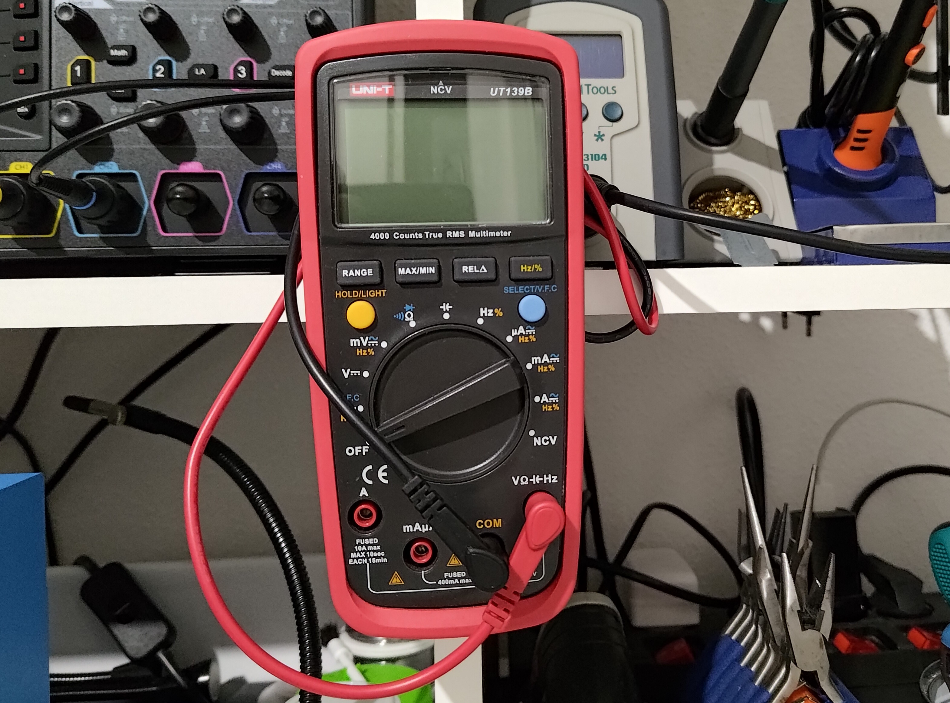 Adjustable Multimeter Holder + DIN Rail attachement by Sohail ...