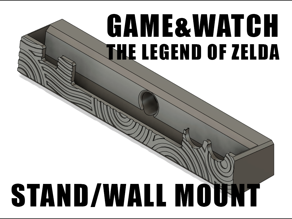 Zelda Styled Stand & Wall Mount for Game & Watch