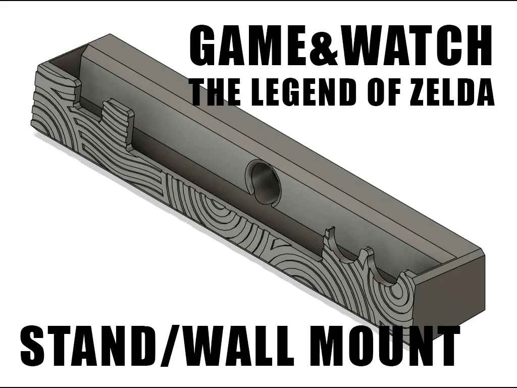 Zelda Styled Stand & Wall Mount for Game & Watch by IBFDA