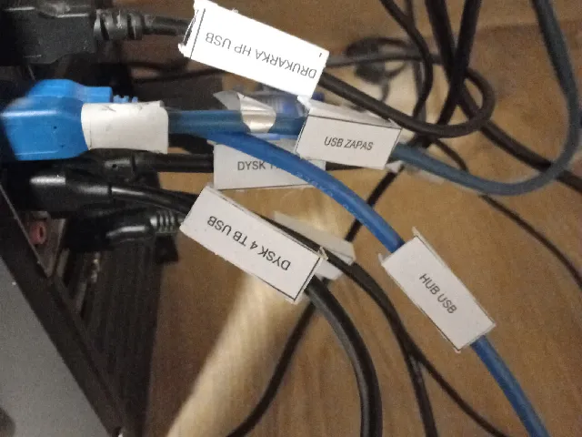 Cable label organizer