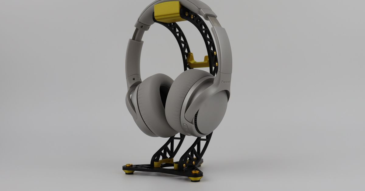 Headphone Stand By Jackmass Download Free Stl Model