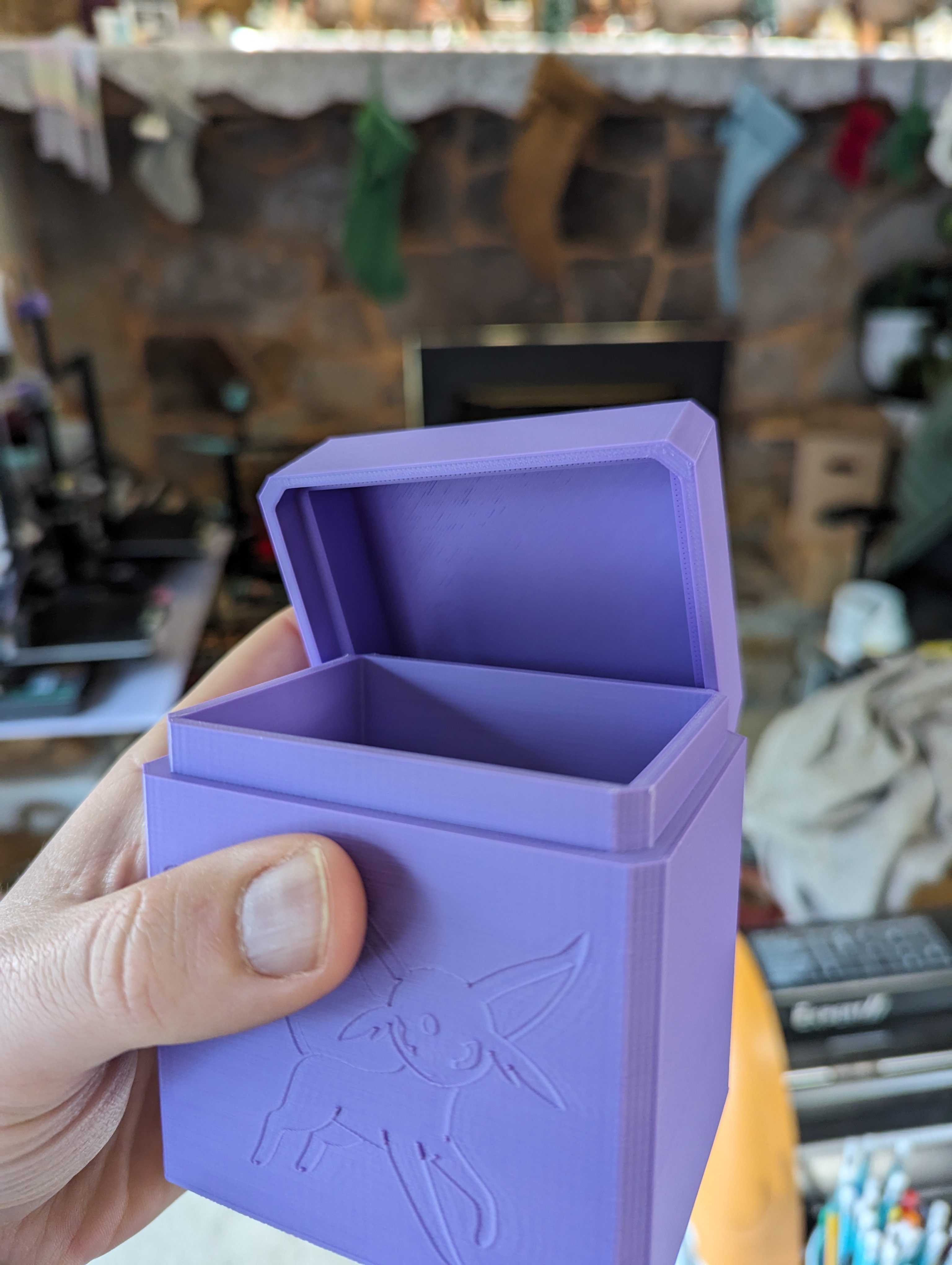 Espeon or Blank TCG Card Deck Box