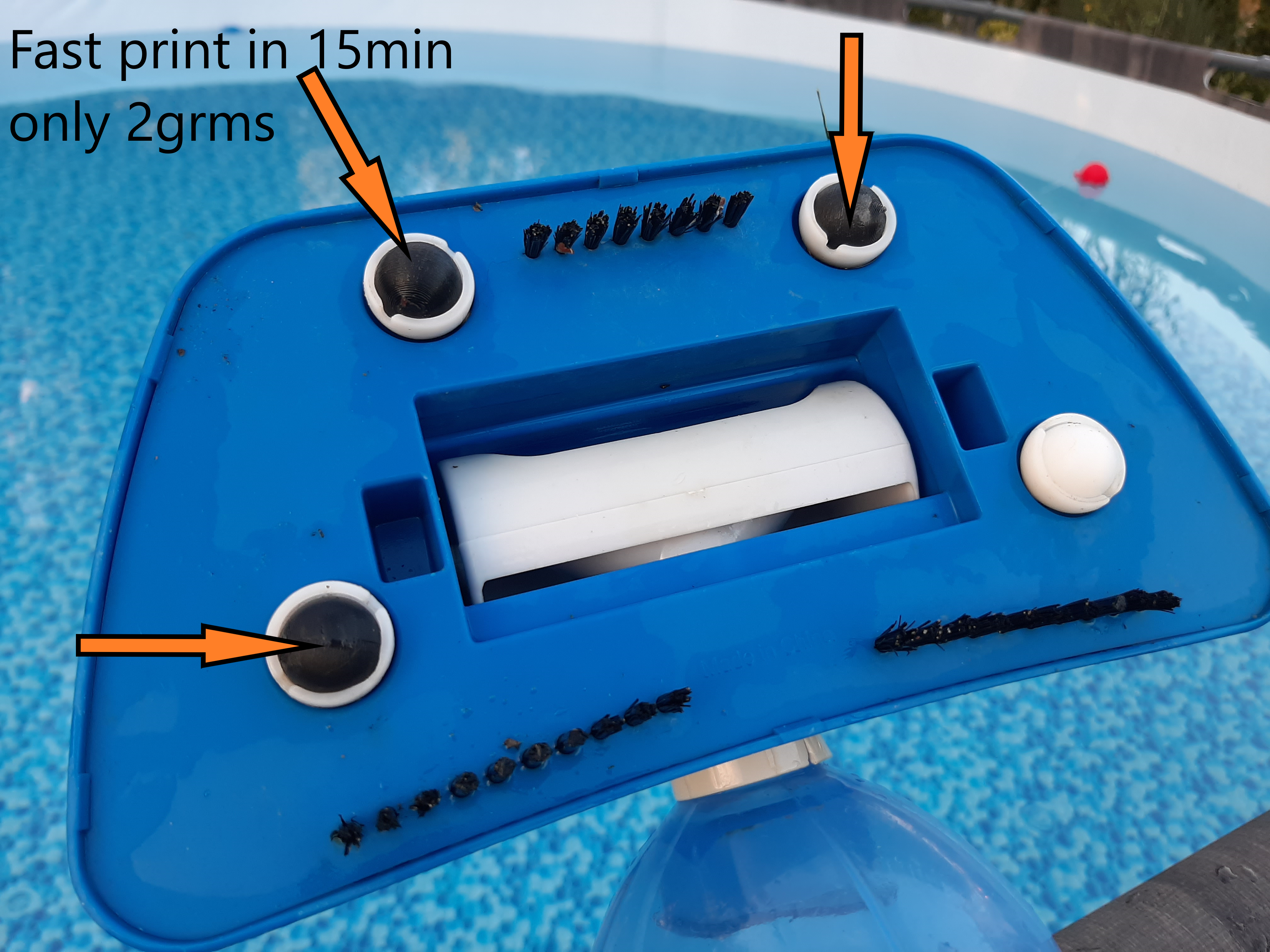 Glides for Bestway and Intex Pool Vacuum ślizgi do odkurzacza basenowego Bestway i Intex