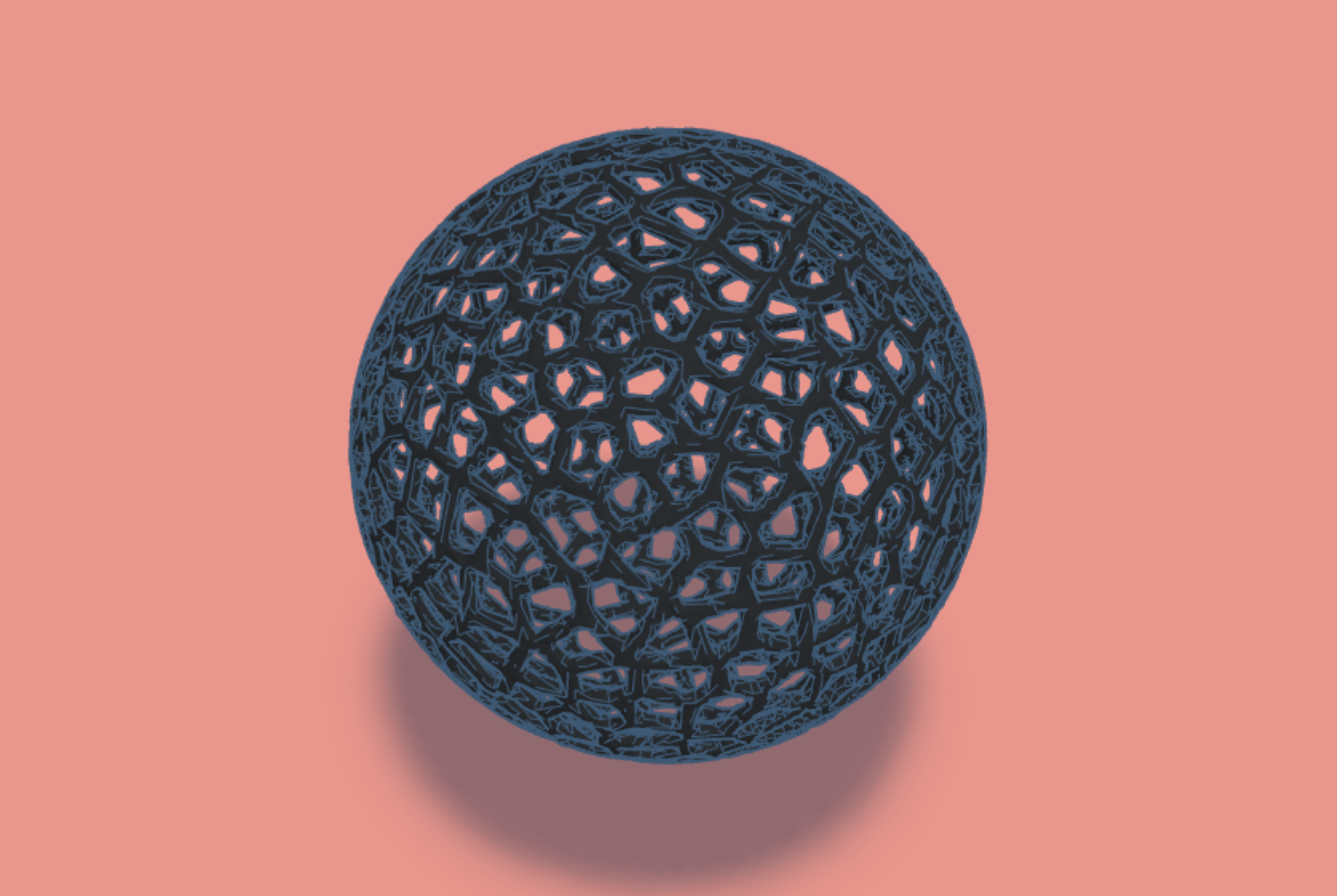Voronoi Ball 3D model