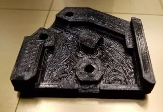 Angled MK3 Heatbed Cover with Nylon Filament Hole