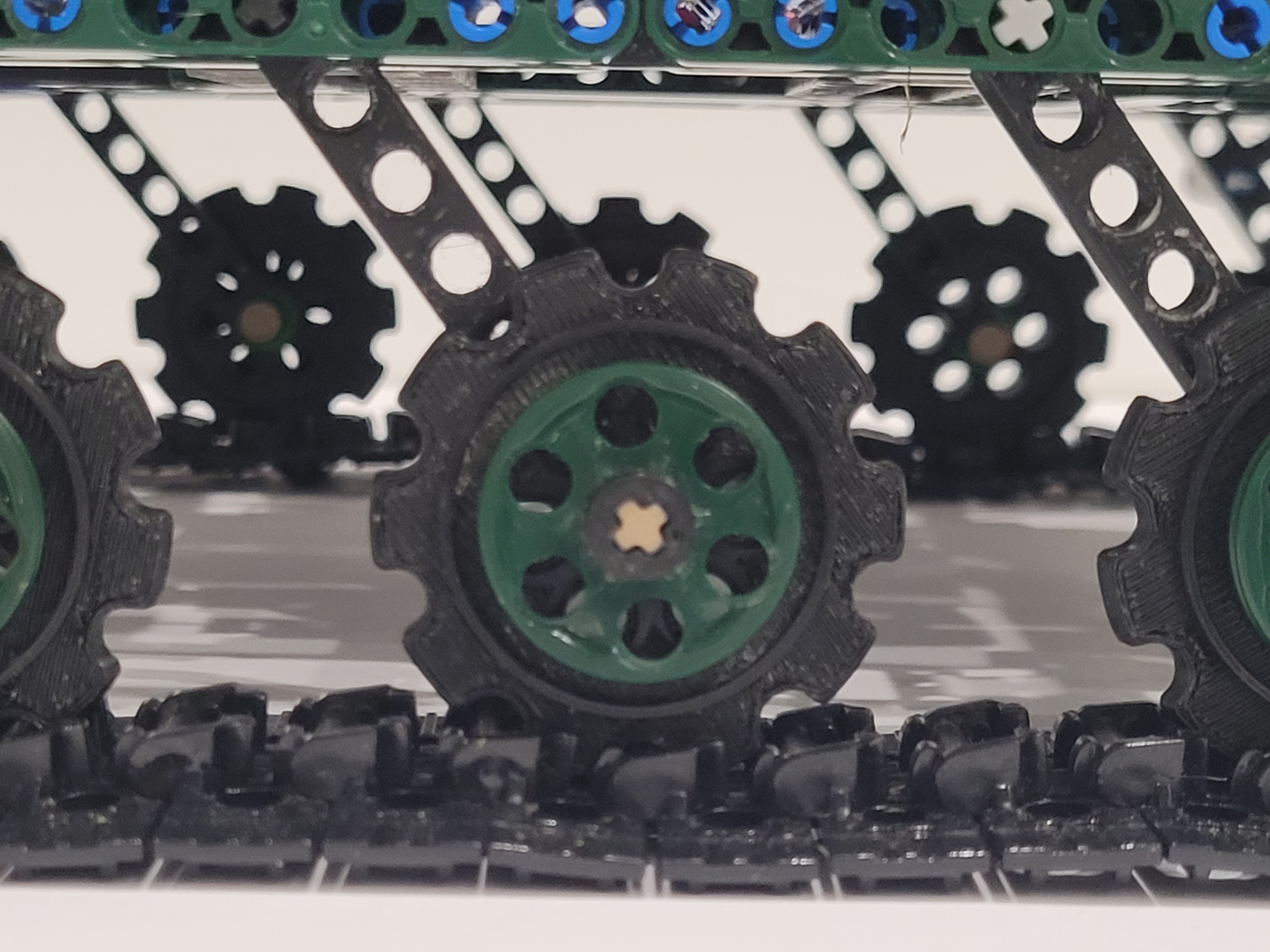 Modified LEGO caterpillar wheel