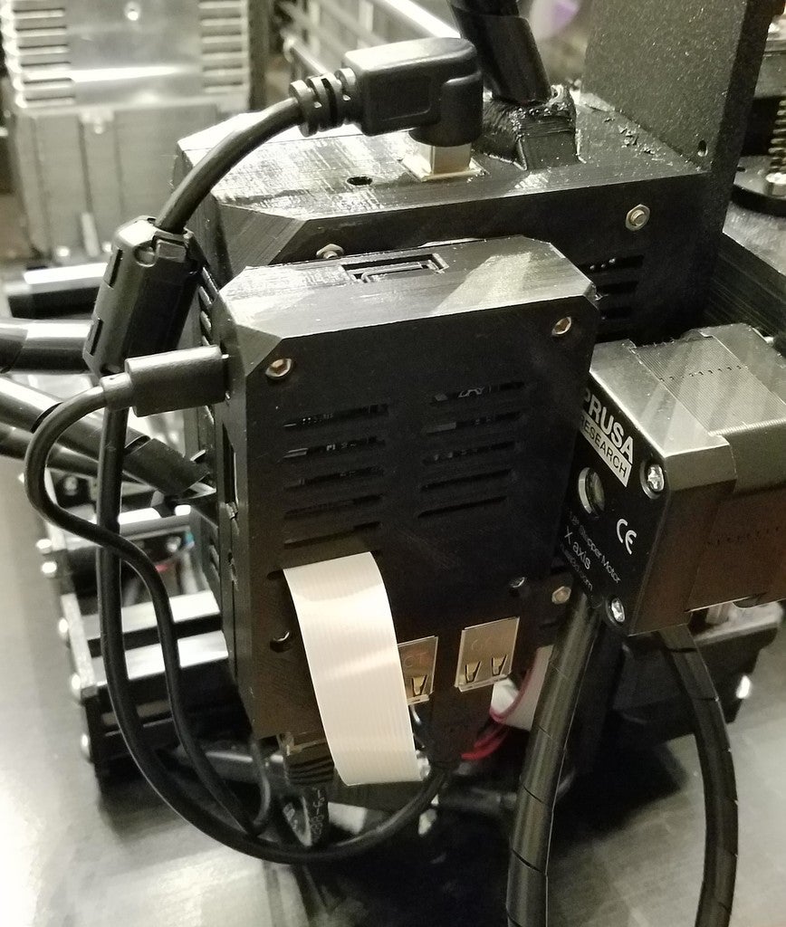 Einsy Case Mounted Pi Case for Prusa i3 MK3