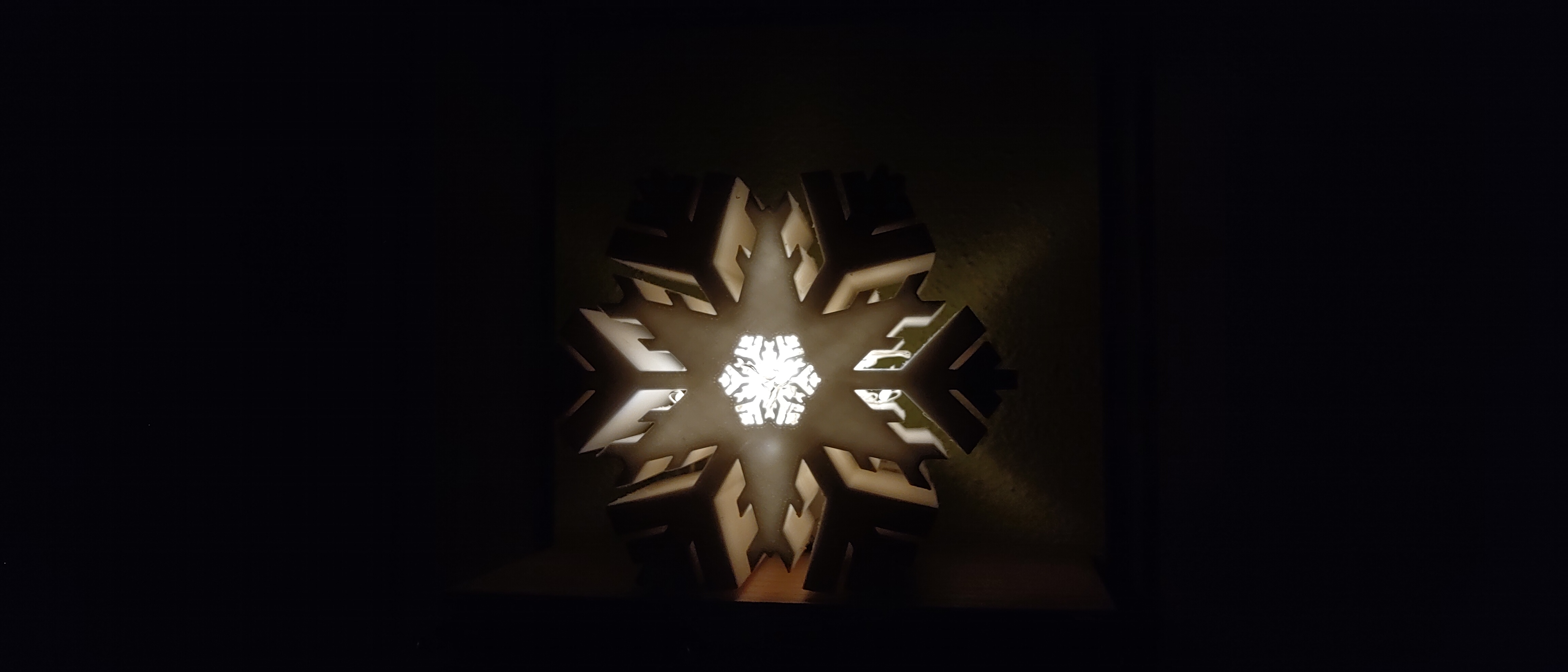 Snowflake ambient lamp — miniatura 3