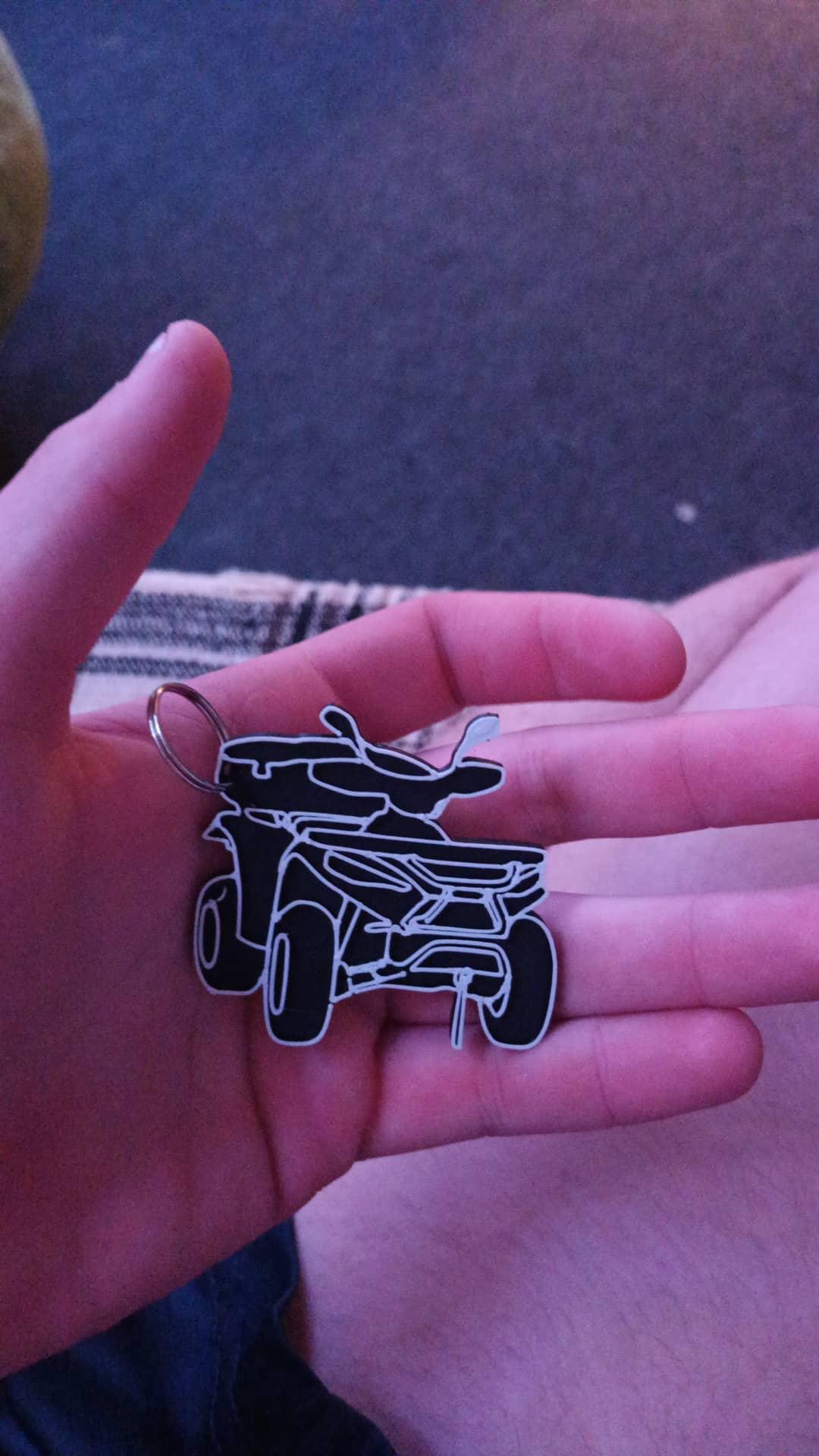 ATV/Quad keychain