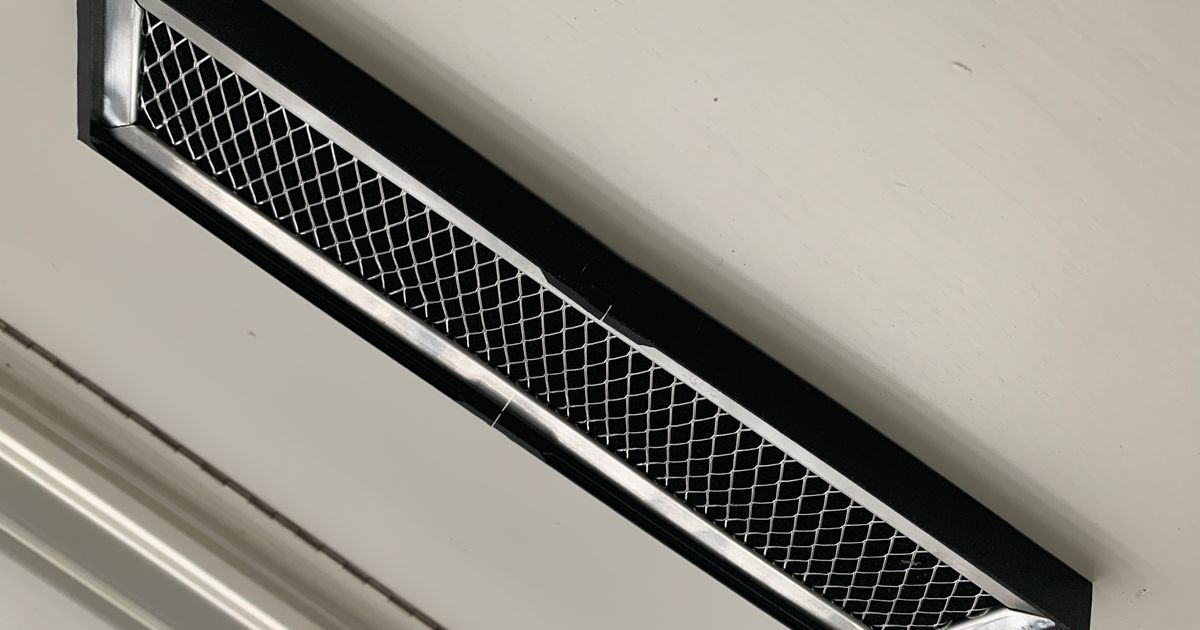 LG Microwave Filter Frame 11“x2.5" by weberyap Download free STL