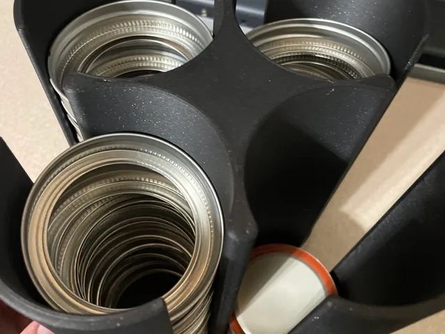 Mason Jar Lid Organizer (Tall)