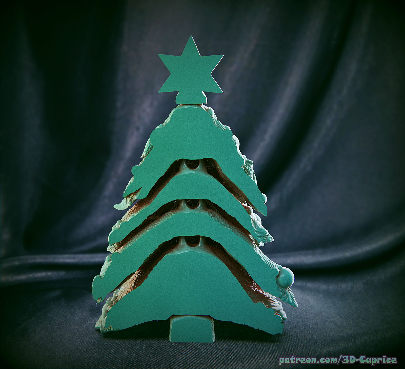 Miniatura 6 do modelo 3D Flexy Christmas tree