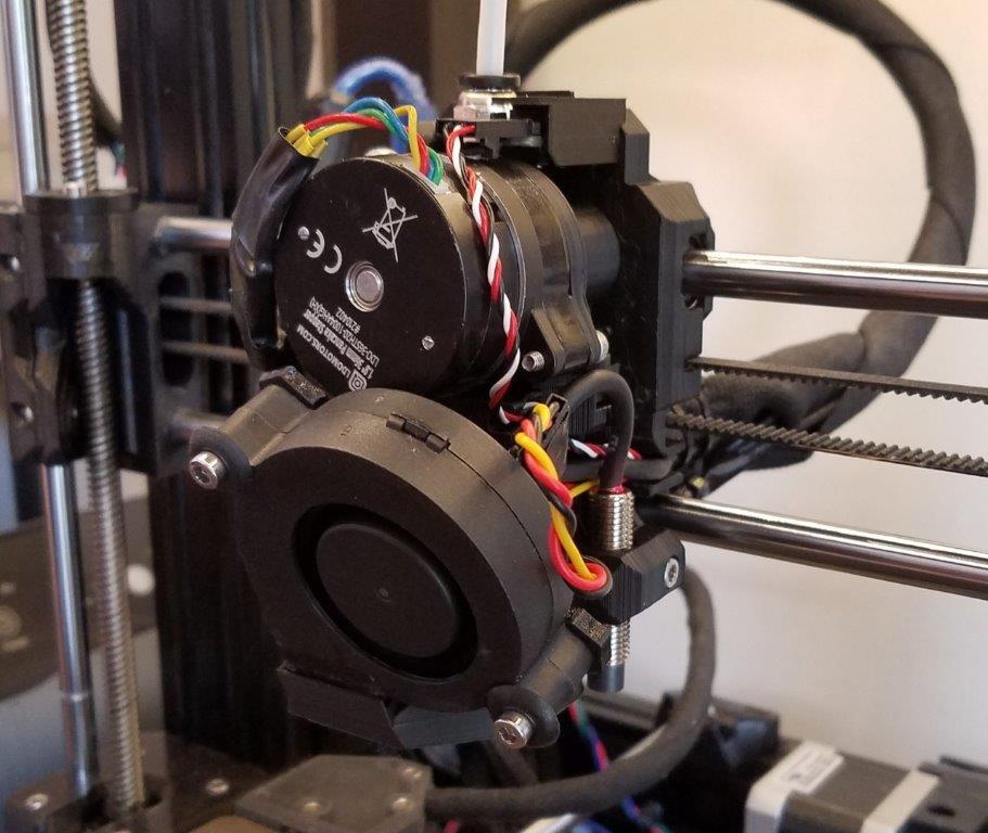 Compact Orbiter Extruder And Filament Sensor for Prusa MK3S and Mosquito Hotend