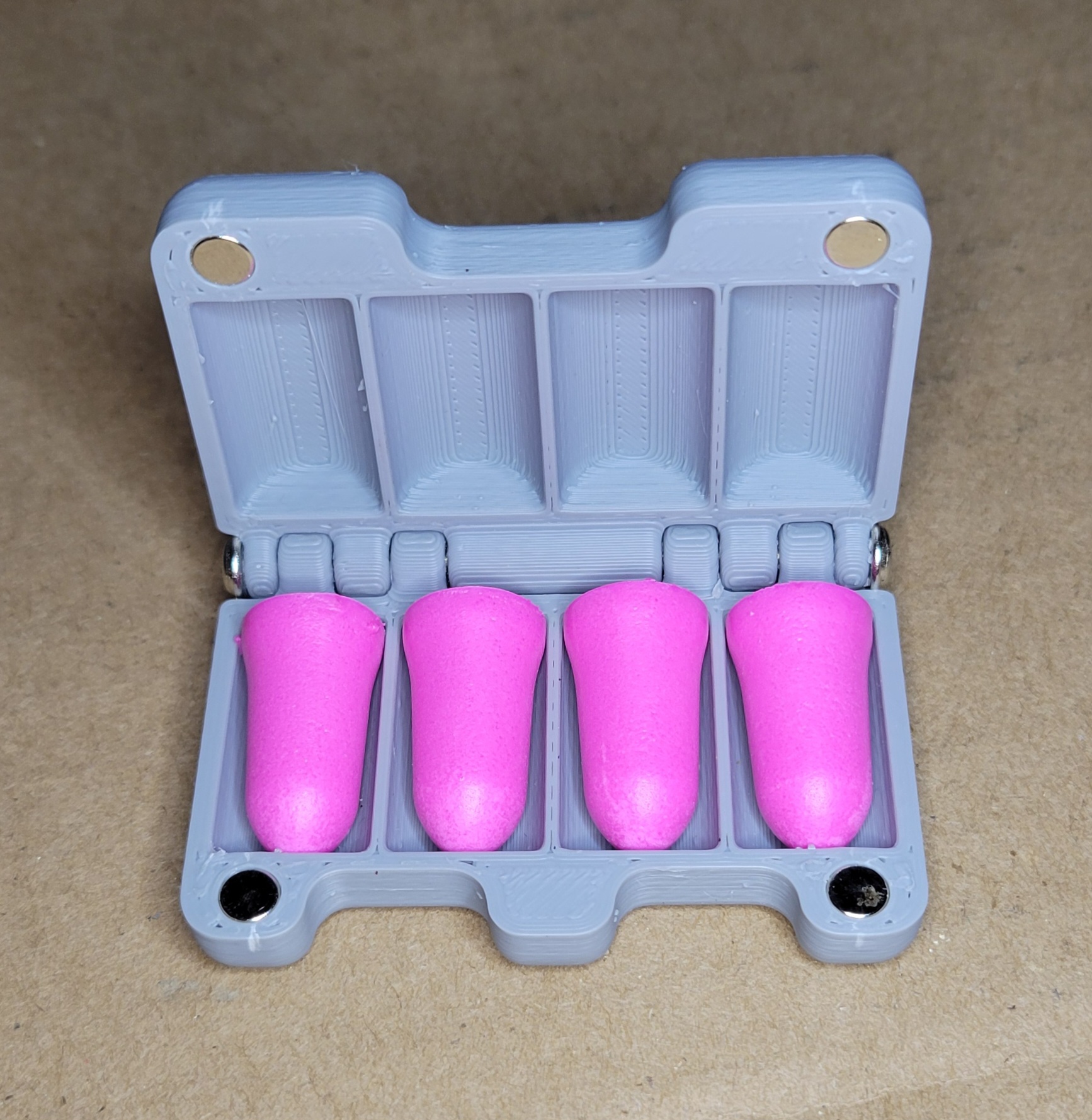 Earplug case Holds 4