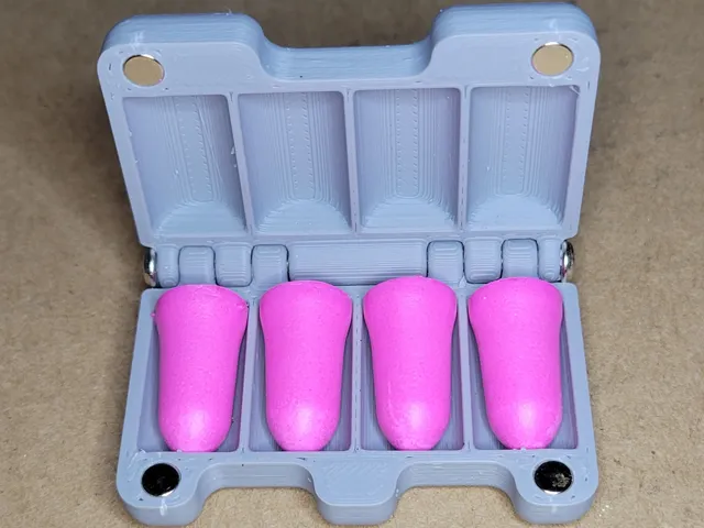Earplug case Holds 4