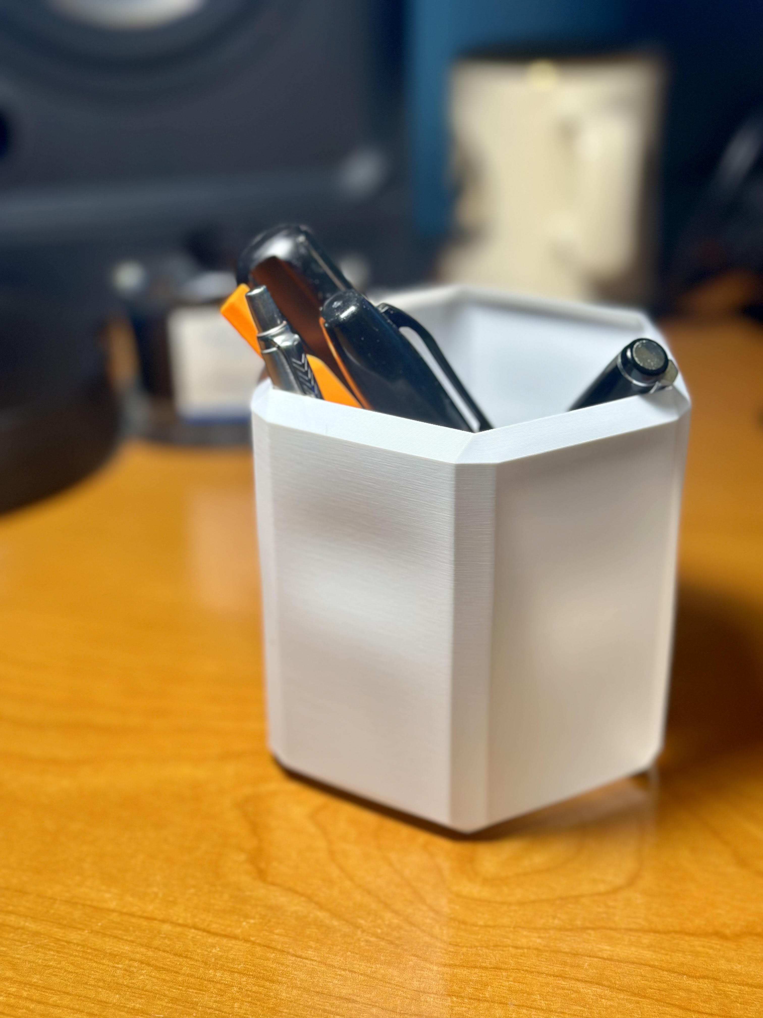 Desk Organizing Pencil Cup or Medium Vase