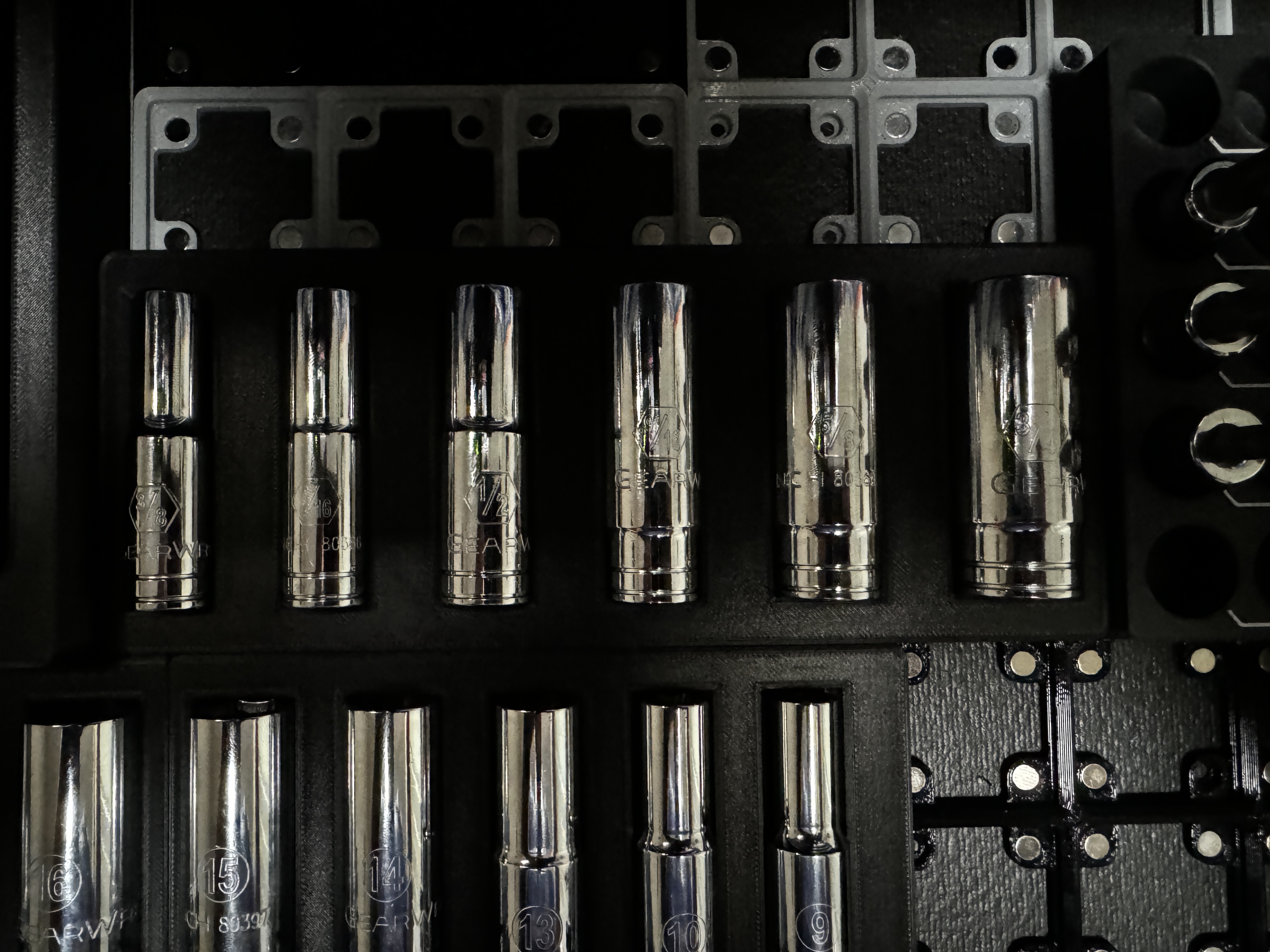 Gearwrench Deep Socket Holder (SAE) by giostealth Download free STL