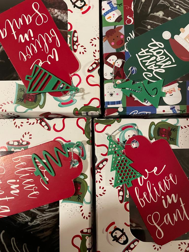Mini Hangable X-Mas Tree Collection (12 easy to print designs)