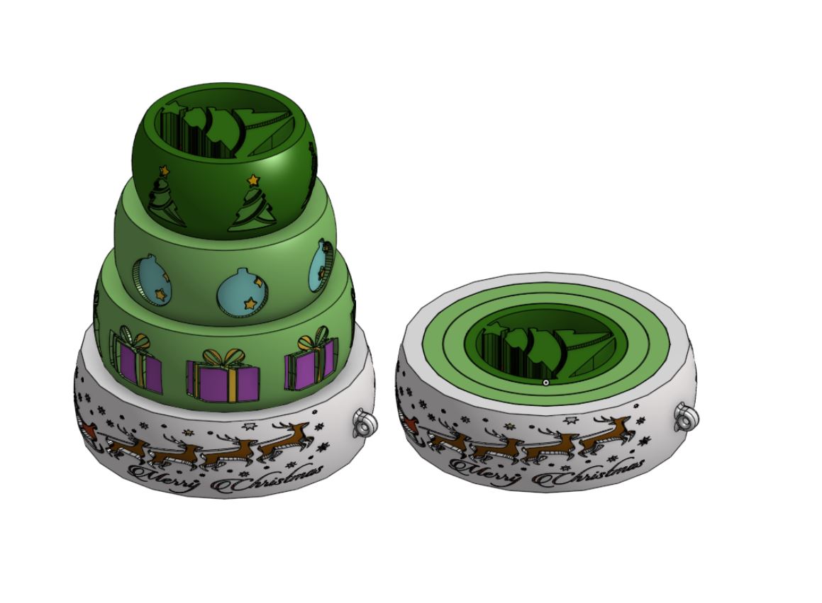 Christmas Fidget Spinner Ornament