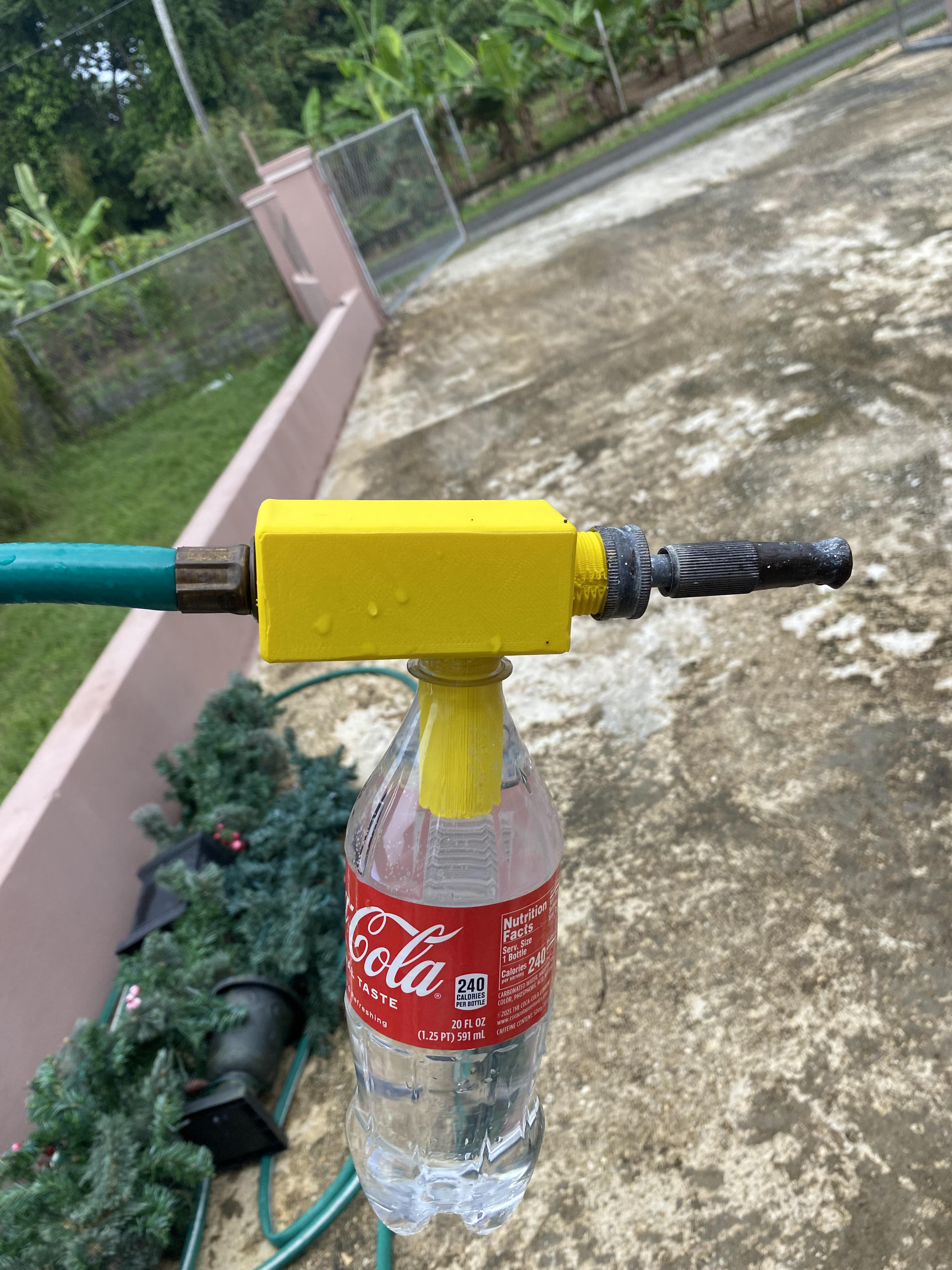 Coke Bottle Compatible Foam Sprayer