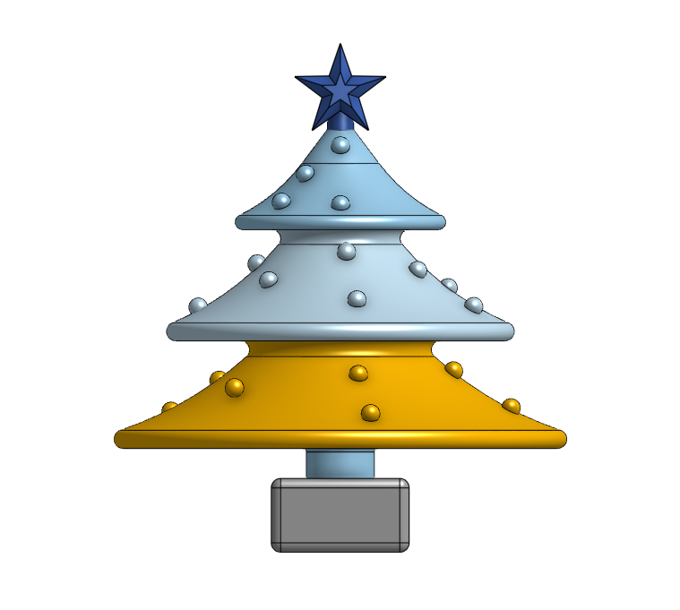 desk top Christmas tree