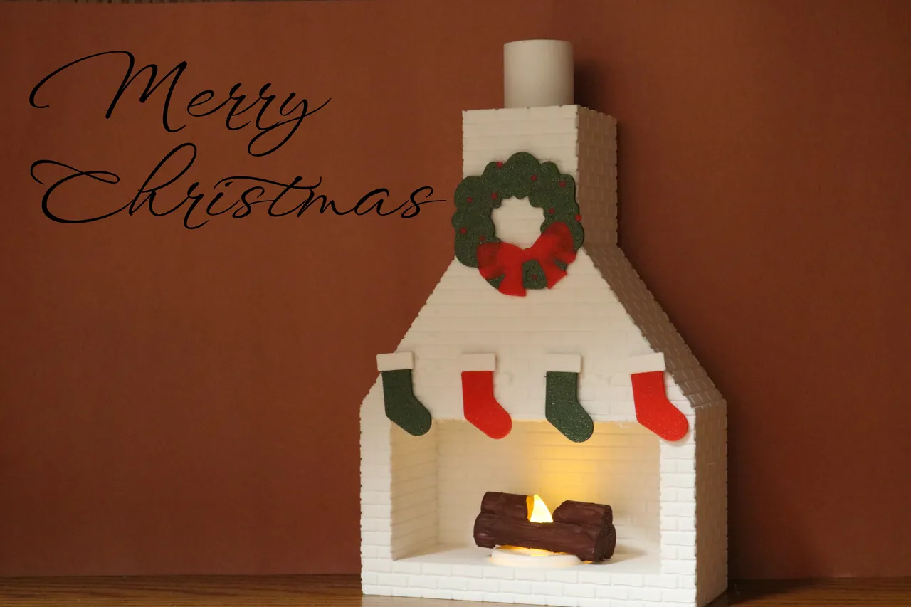 Cozy Christmas Tealight Fireplace por Brock