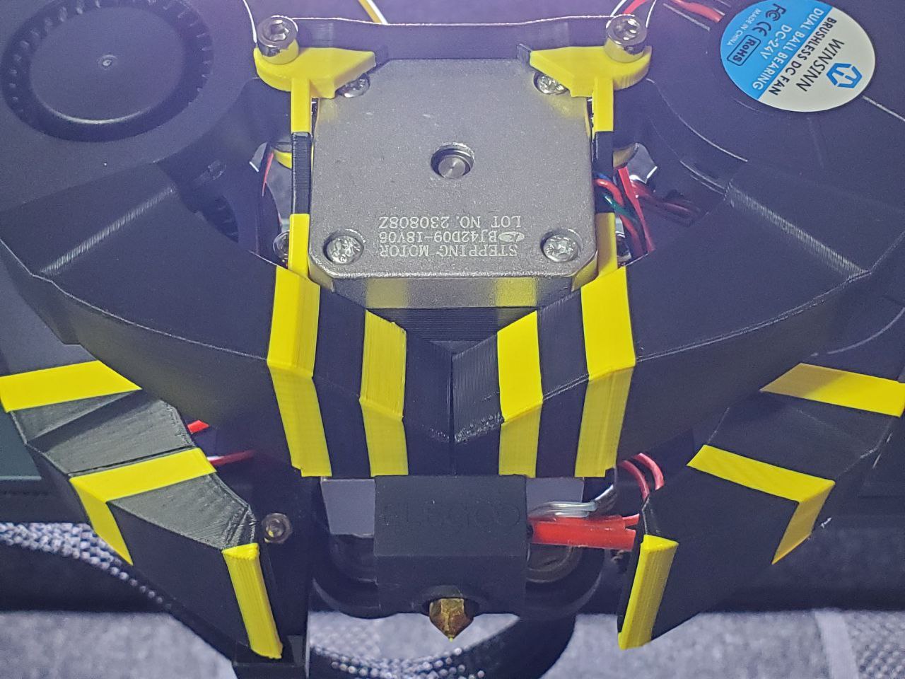 Modular cooling system for Neptune 3 Pro - Wasp Fangs Quad 5015 - hotend — miniatura 2