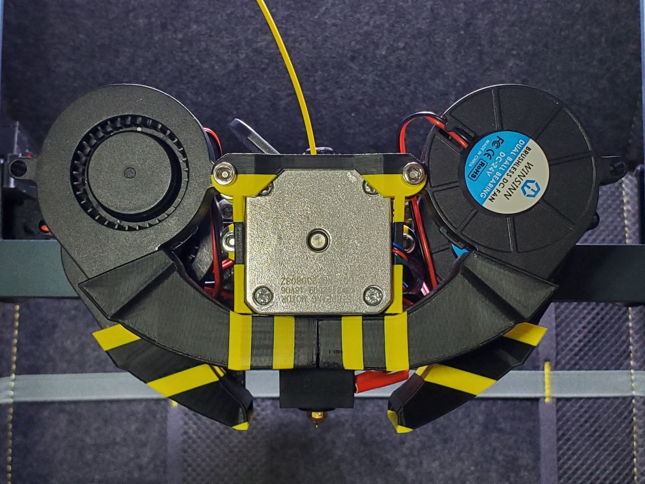 Modular cooling system for Neptune 3 Pro - Wasp Fangs Quad 5015 - hotend — miniatura 11