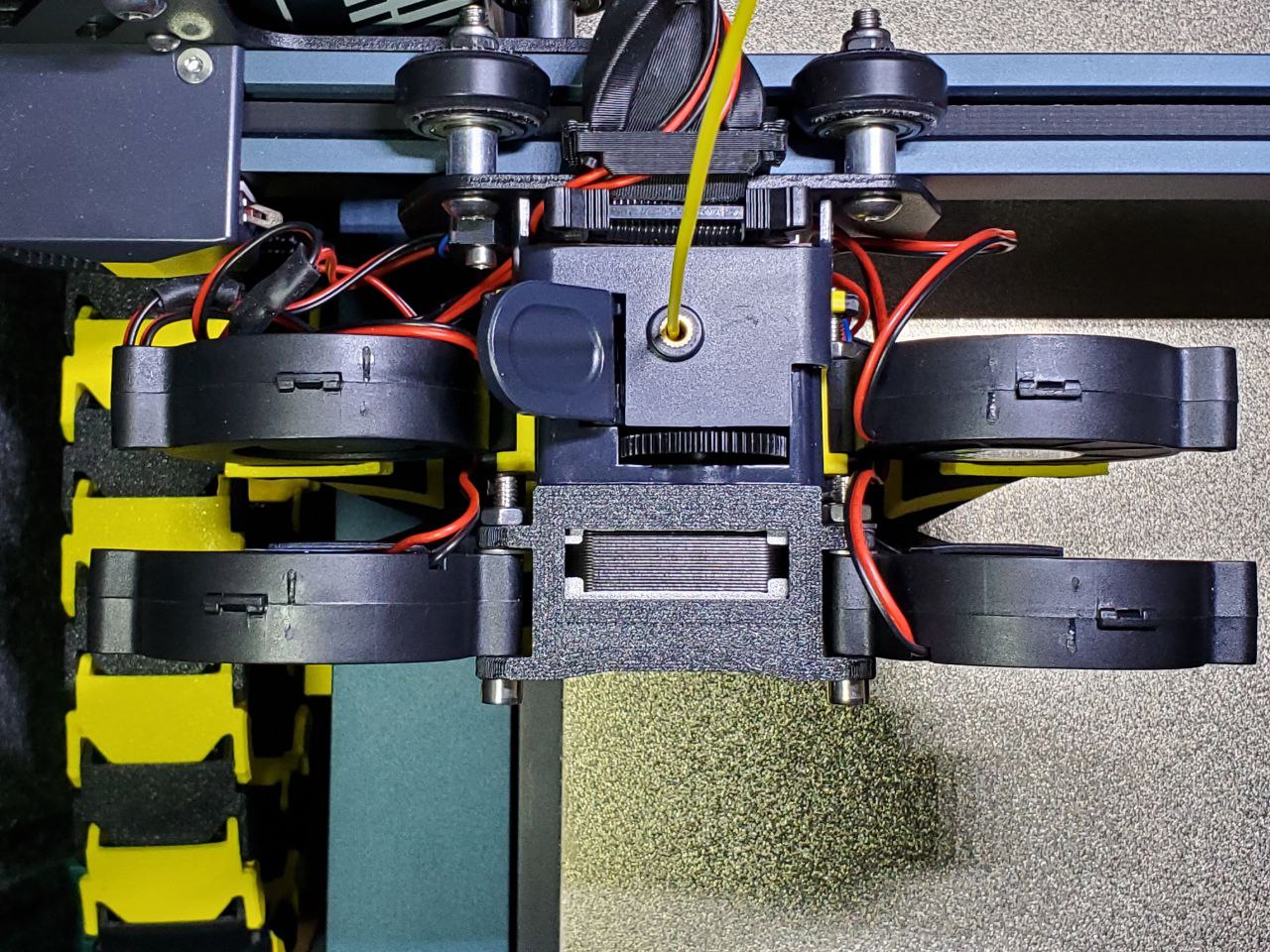 Modular cooling system for Neptune 3 Pro - Wasp Fangs Quad 5015 - hotend — miniatura 7