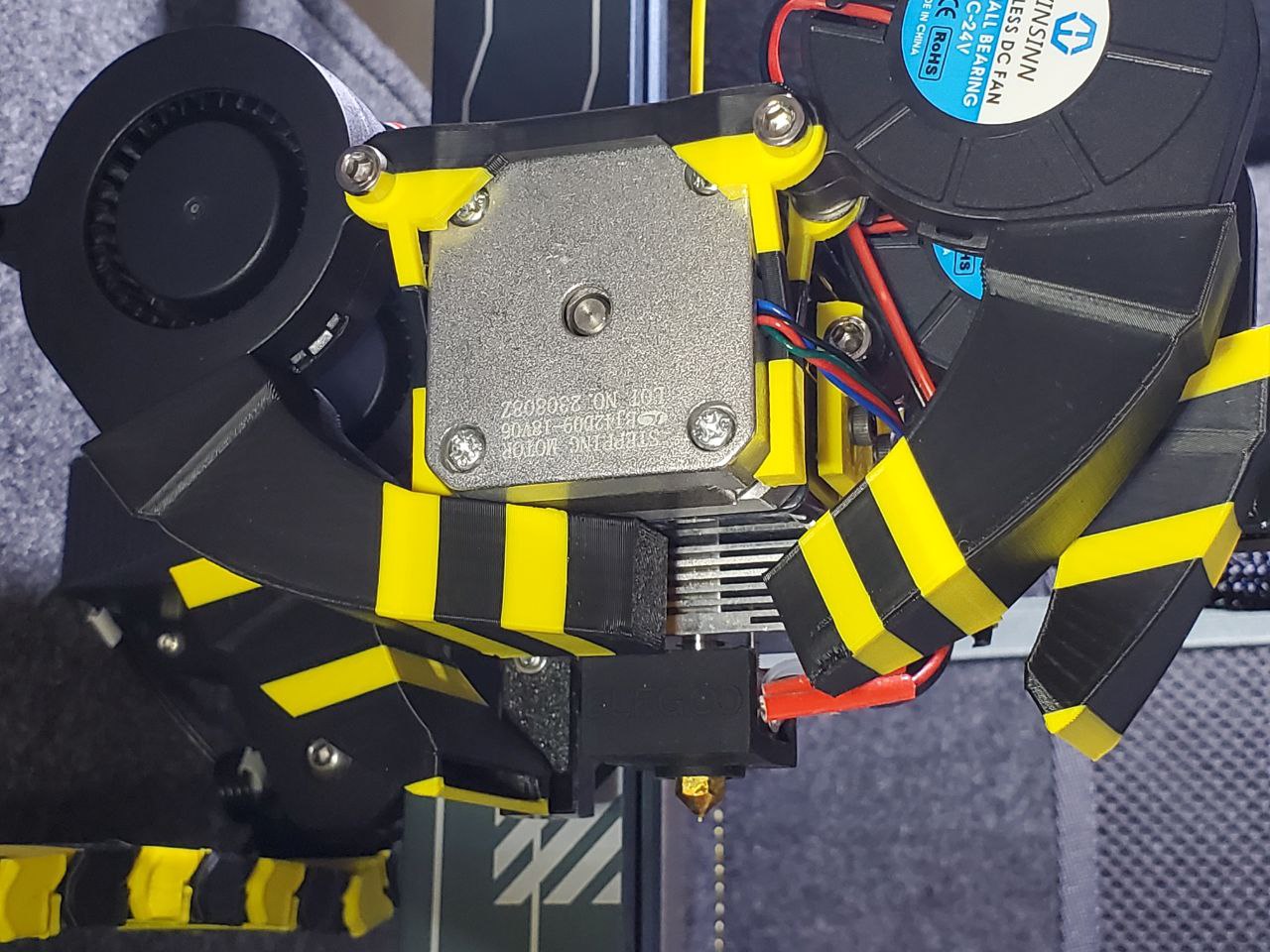 Modular cooling system for Neptune 3 Pro - Wasp Fangs Quad 5015 - hotend — miniatura 13