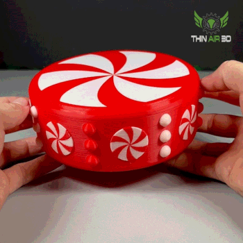 Peppermint Candy Bowl
