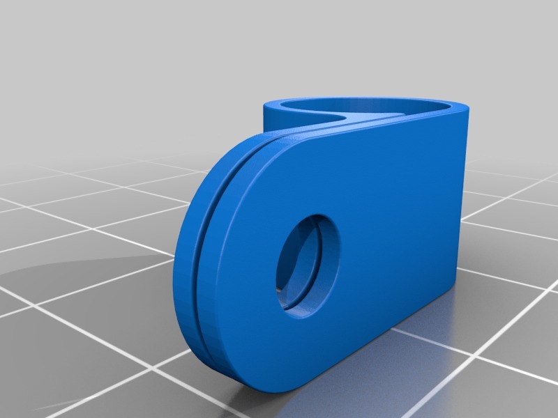 Adel style clamp 9.5mm by Jason H. Download free STL model