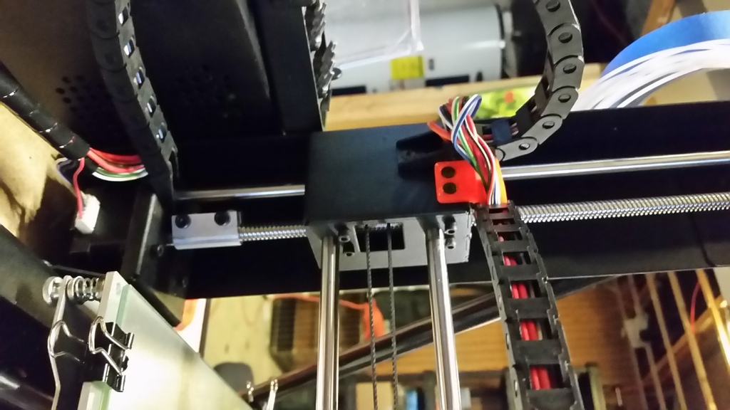 Malyan M150 Drag Chain Riser X Axis (Remix) now V4 by Jason H ...