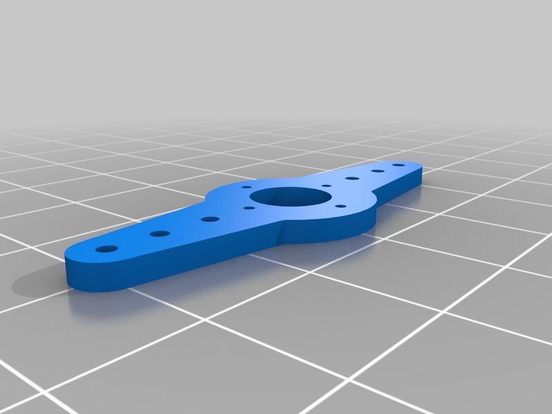 Servo Arm Extension Double 19.5mm by Jason H. Download free STL model
