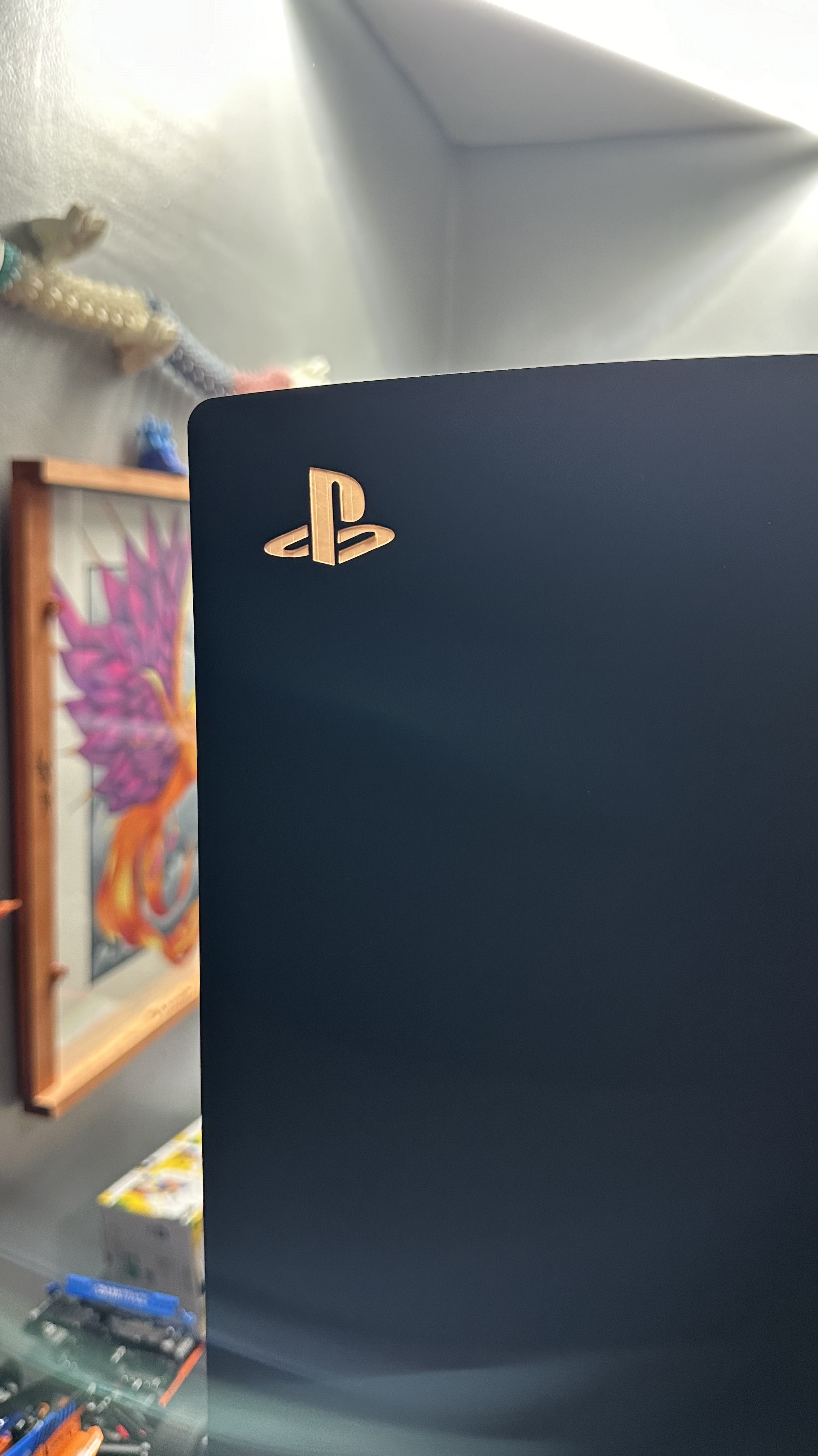 PS5 Side Panel Logo Insert by FunkyNuggets007 Download free STL model