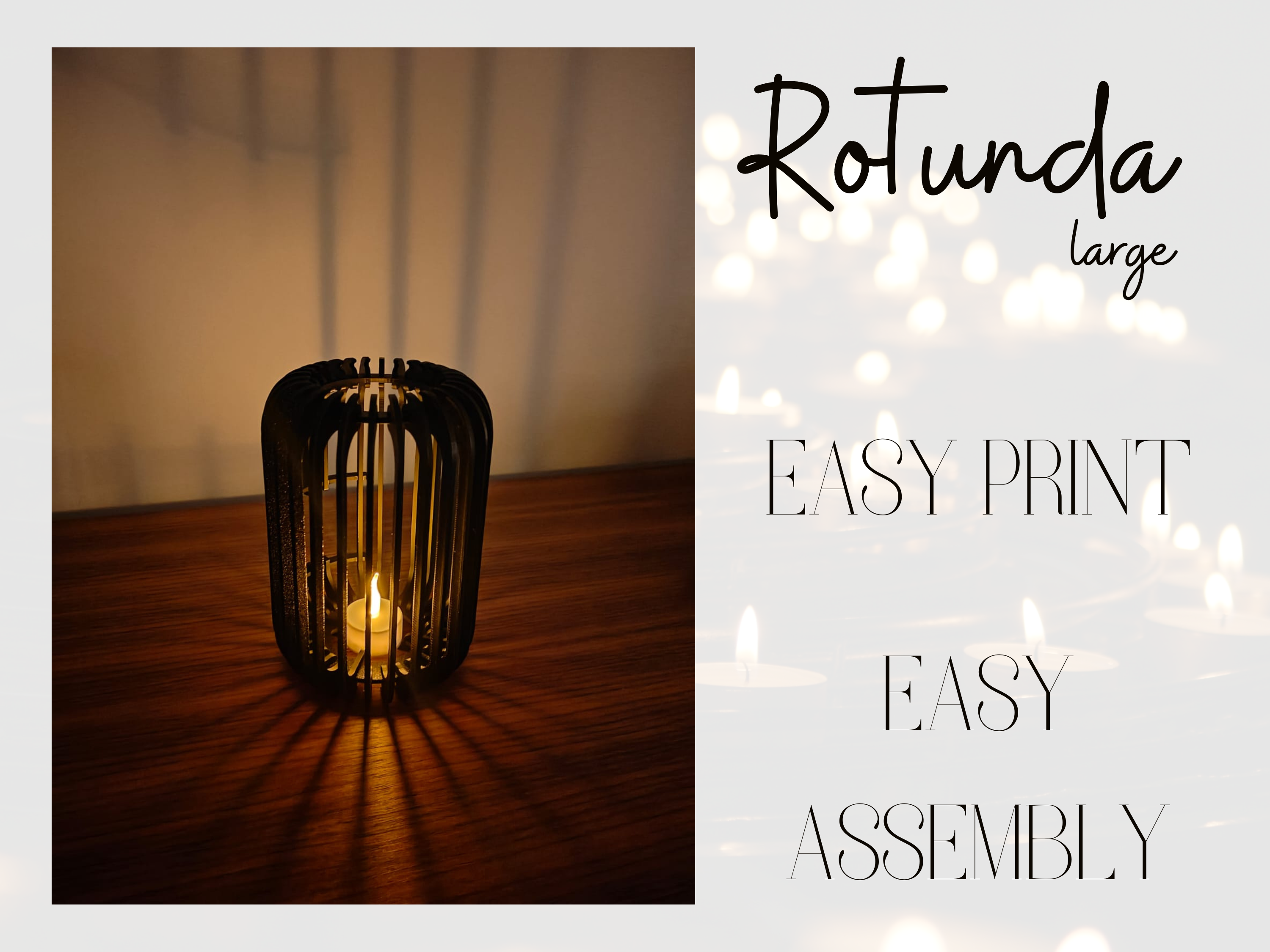 Modern Candlelight Collection: Rotunda (Large)