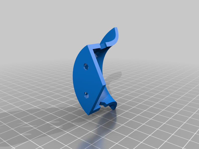 Miniatura 2 do modelo 3D Wall cable holder