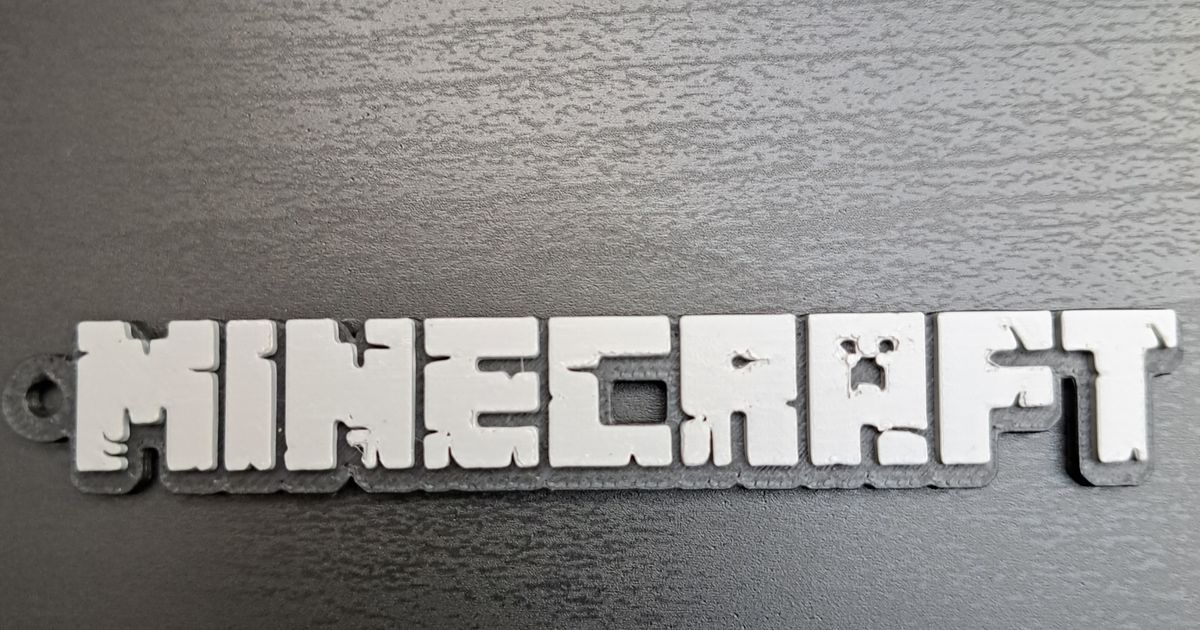 Keychain Minecraft by Reithsters Download free STL model