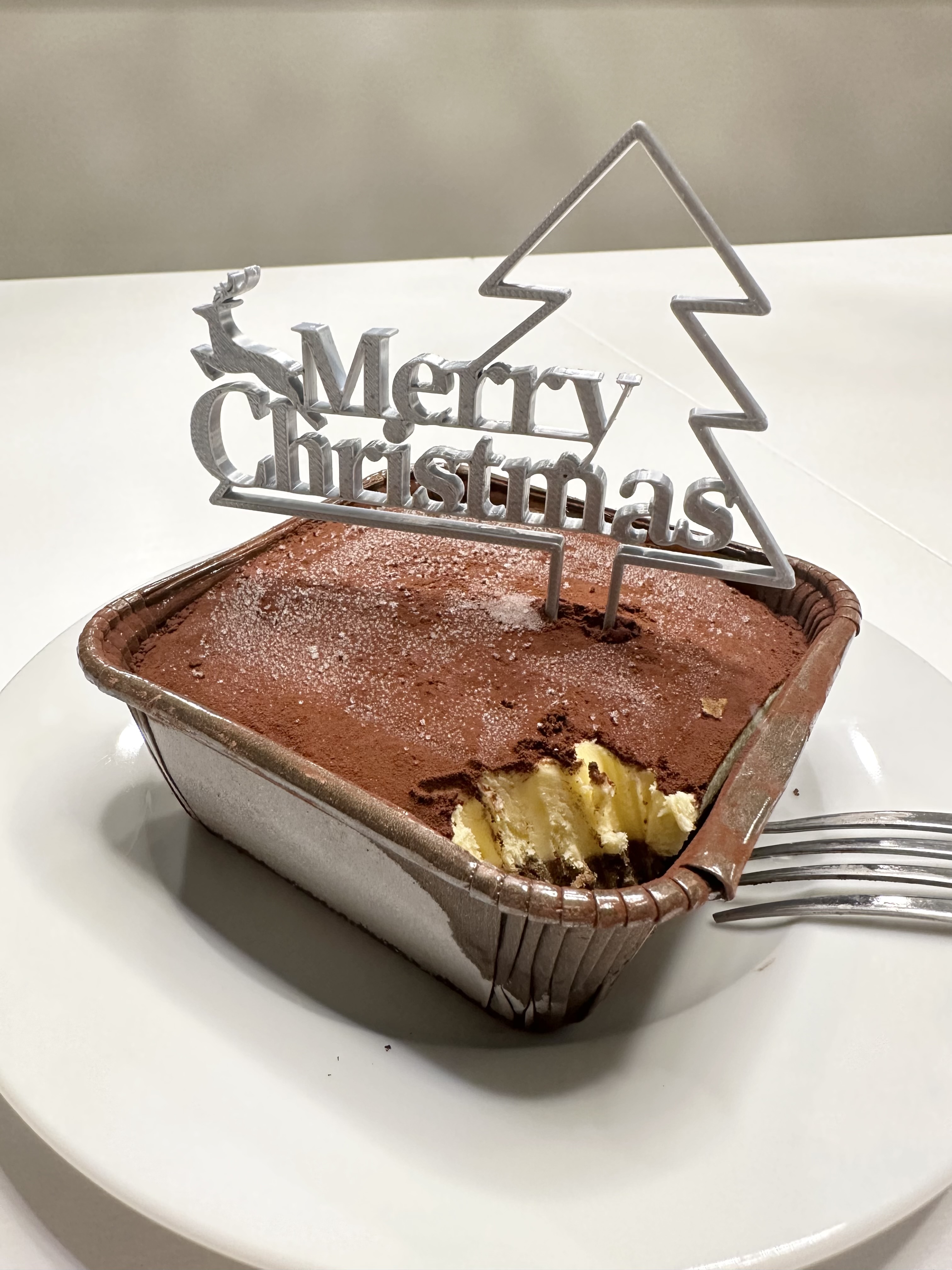 Merry Christmas Cake Topper