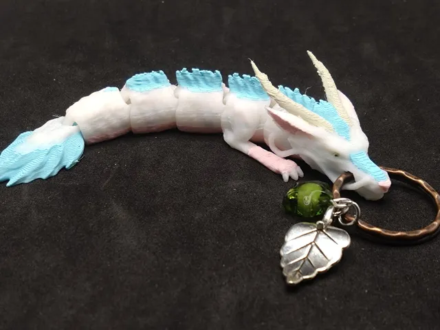 Articulated Little Kohaku keyring