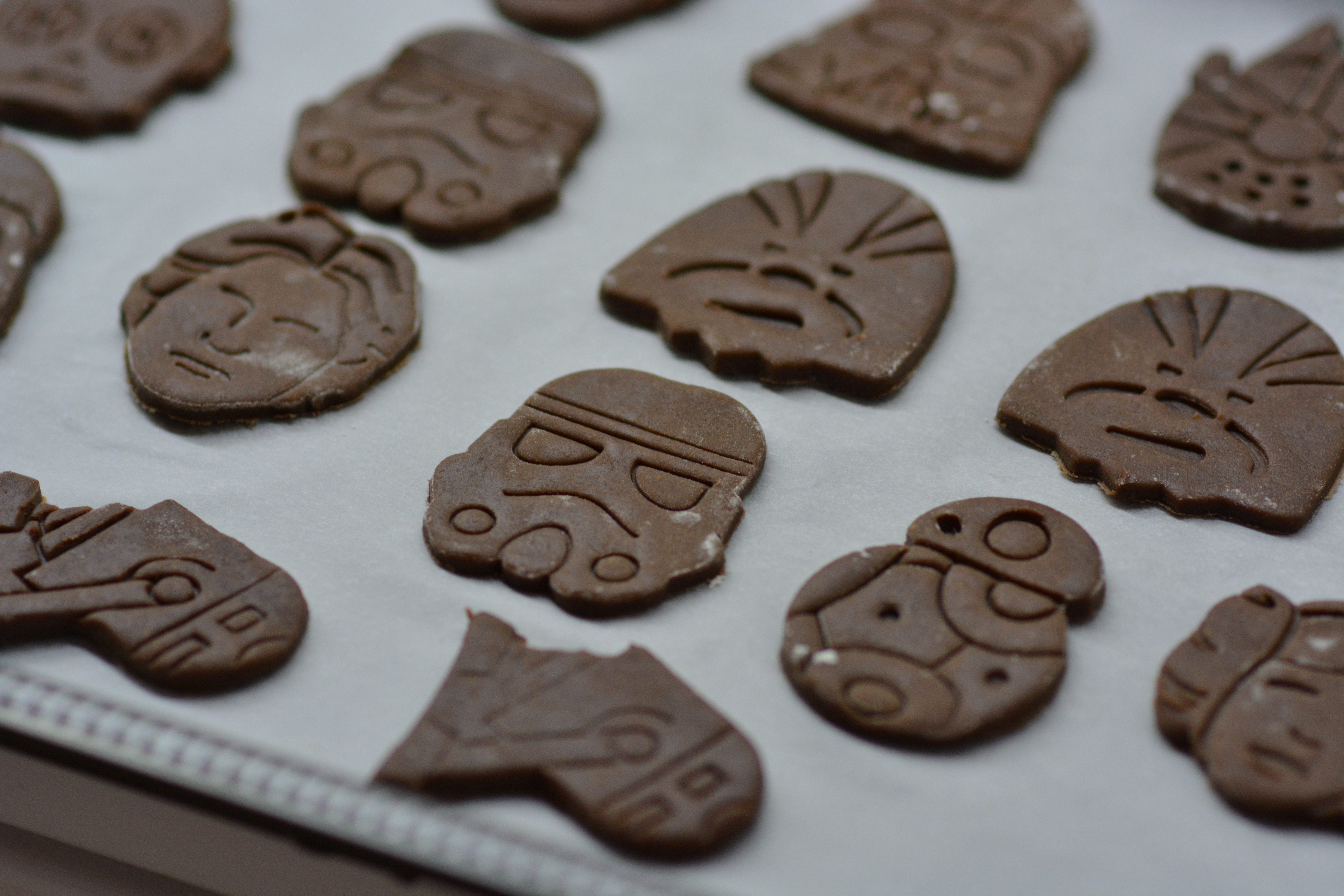 Star wars cookie cutter / stamp for christmas 10pcs