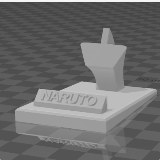 Miniatura 3 do modelo 3D naruto figurine