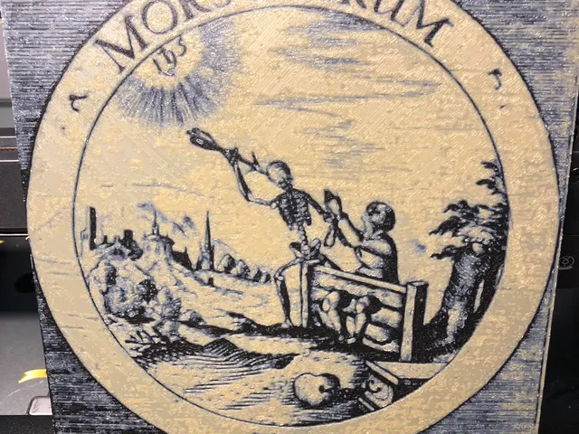 Mors Lucrum Latin (Hueforge)