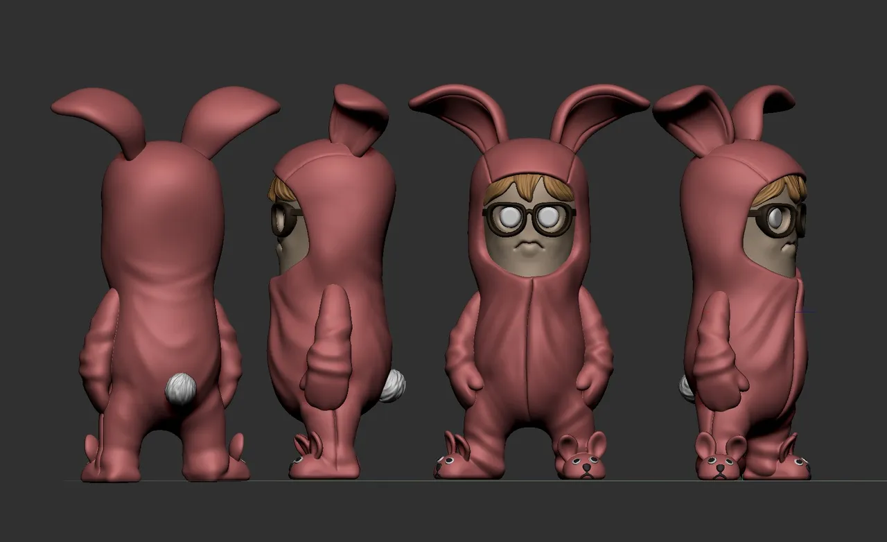 その他 Ralphie in Bunny Suit bobblehead Ralphie in a bunny costume by Wekster | Download STL model
