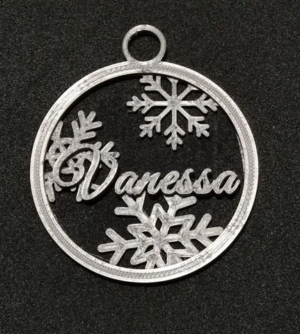 Adorno bola de Navidad - Vanessa