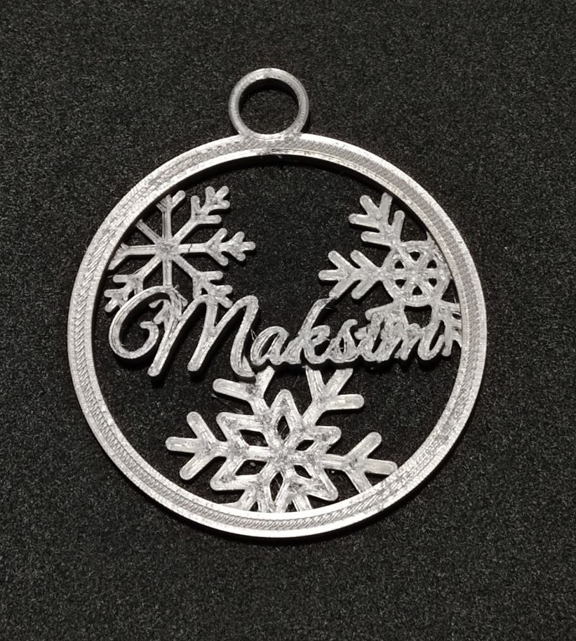 Adorno bola de Navidad - Maksim