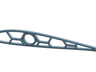 Supporting rib for plane wing by Theo Nichols | Download free STL model ...