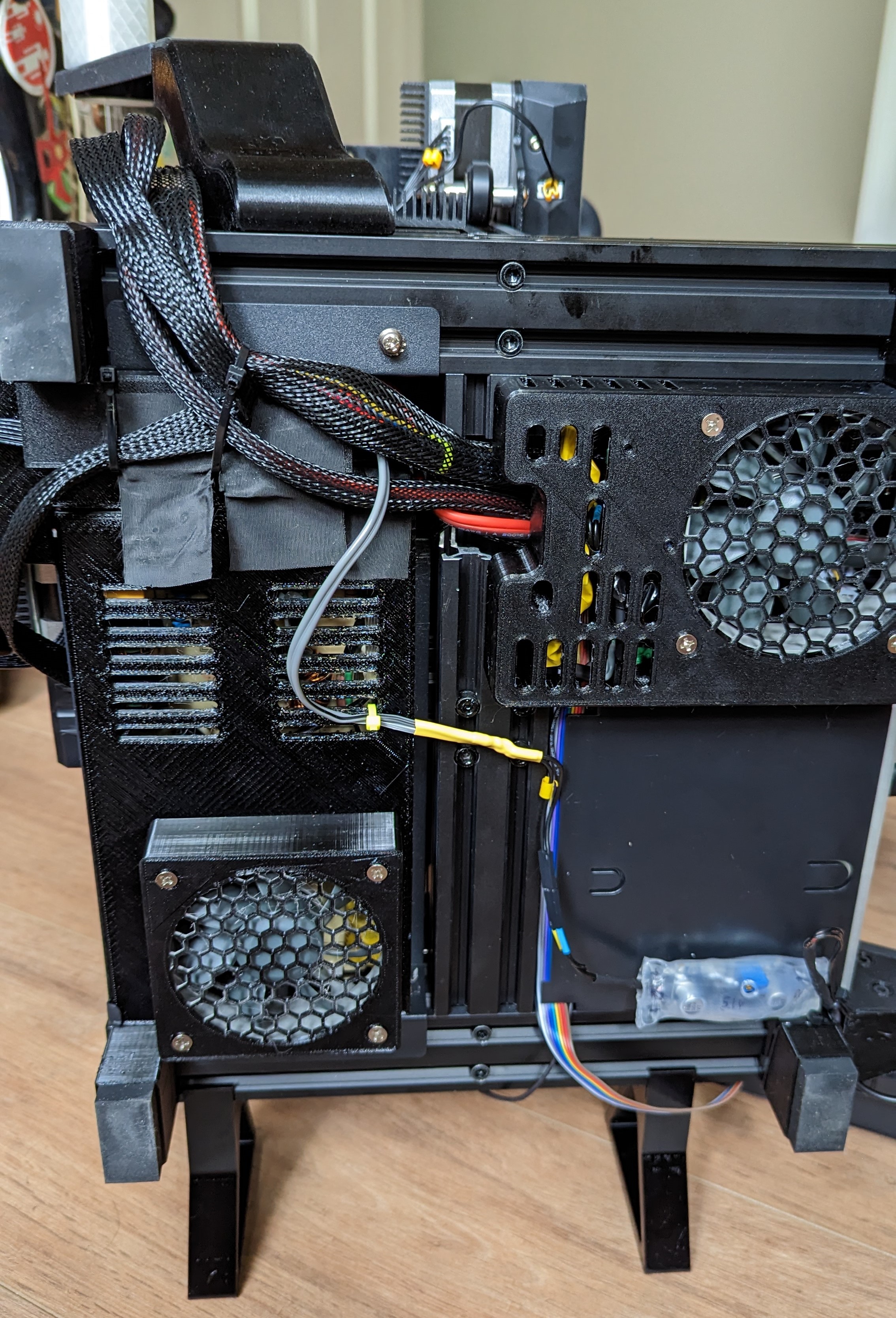 Ender 3 V2 Neo PSU cover - 80mm fan upgrade