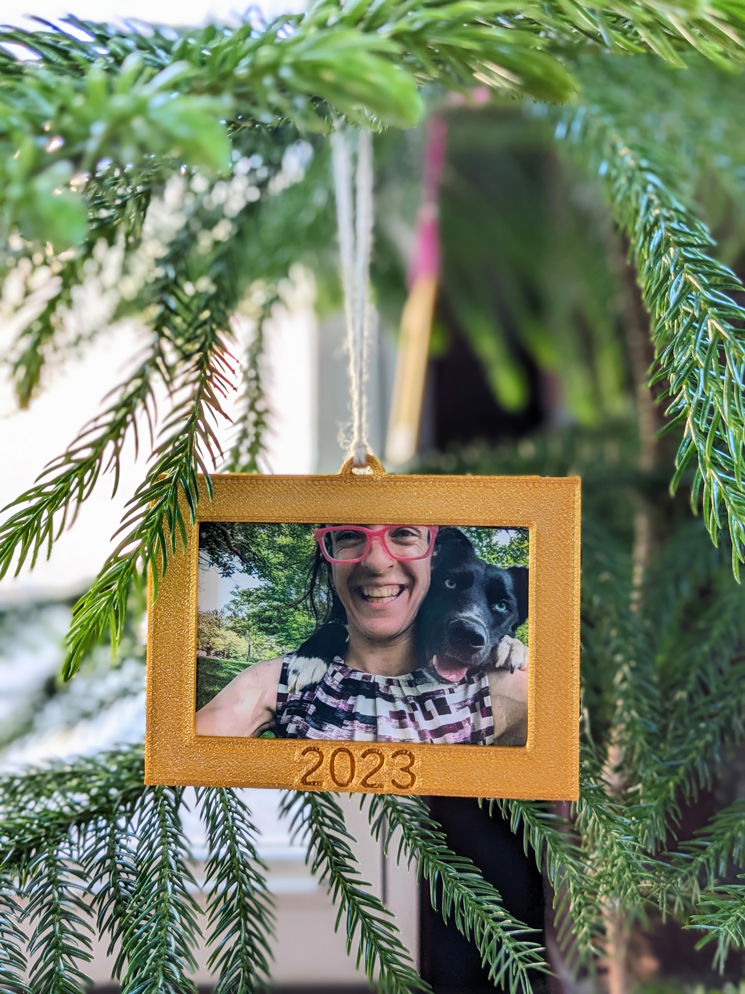 Photo Frame Ornament (Wallet + Parametric)